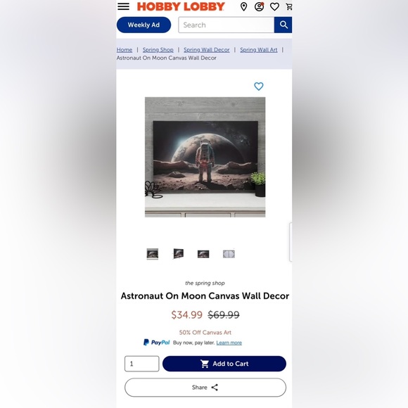 💰MONEY SAVER SPACE BUNDLE: Astronaut Galaxy Projector + Astronaut  Wall-Art - Picture 2 of 16